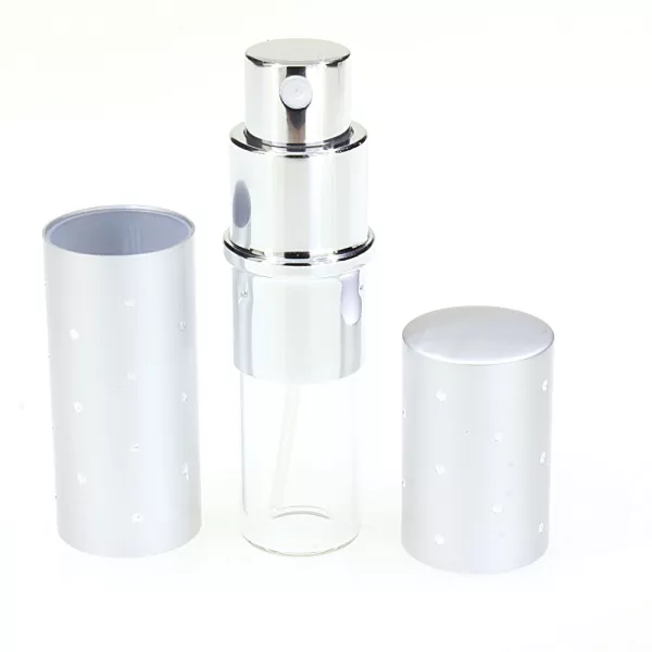 Flacon parfum 10 ml argent
