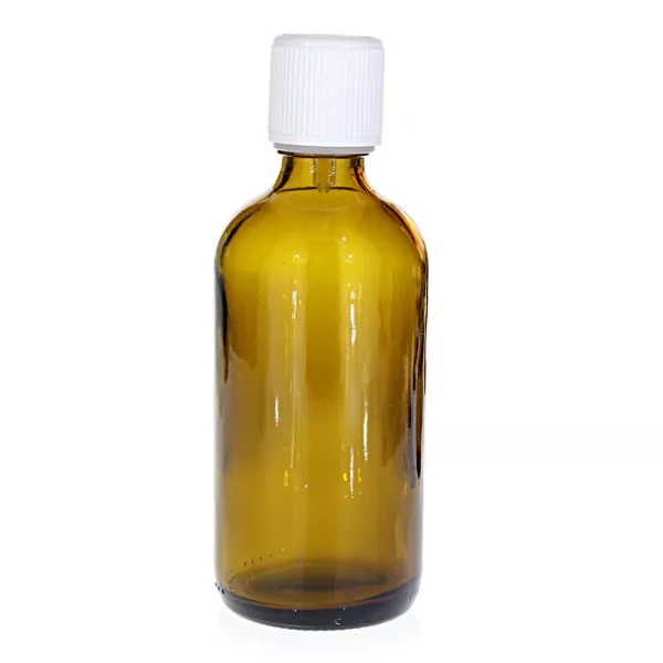 Flacon verre brun 100 ml