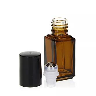 Flacon roll-on 5 ml verre brun 2