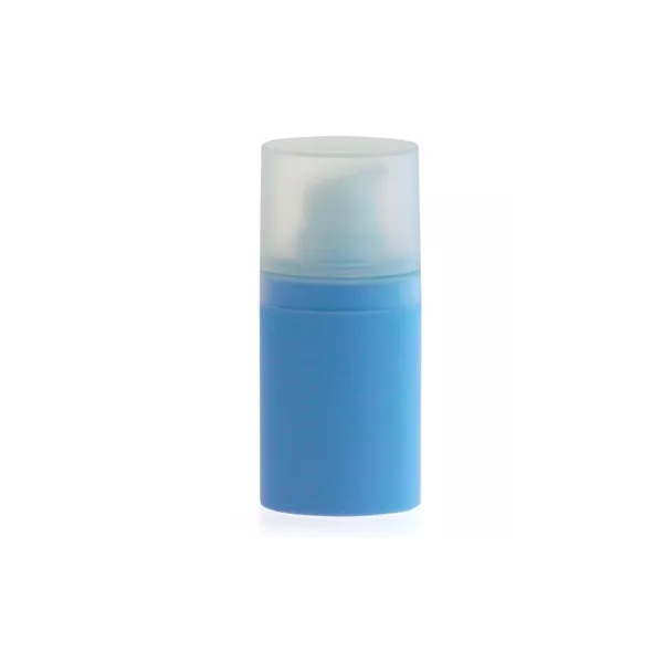 15 ml airless bottle, light blue