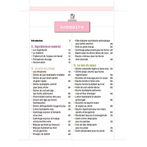 La cosméto au naturel