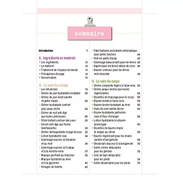 La cosméto au naturel