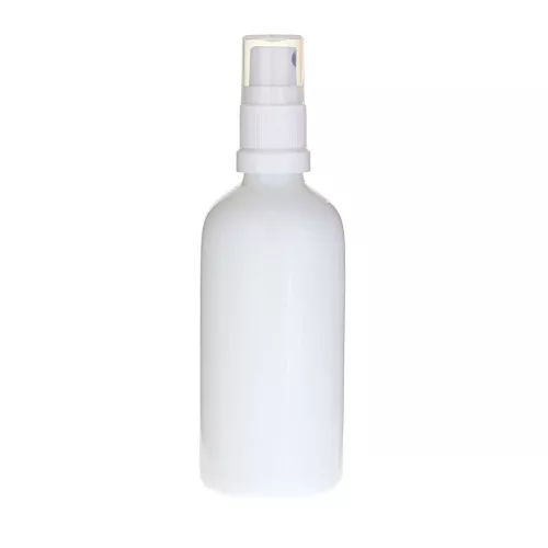 white glass bottle 100 ml