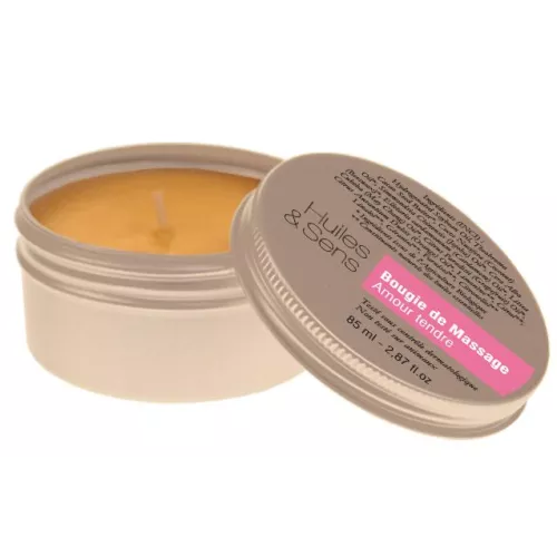 Bougie de Massage bio Amour Tendre