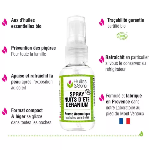 Spray Nuits d'Eté Géranium