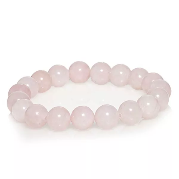 Bracelet Quartz Rose 10 mm