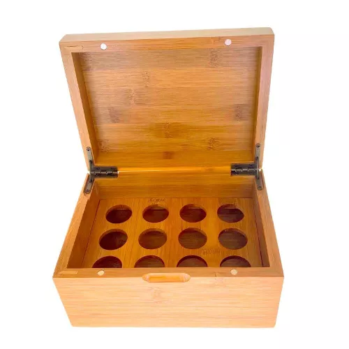 Bambus - Holz Schachtel für ätherische Öle - klein
