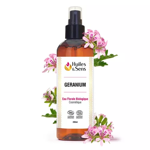 Organic Geranium Hydrolate - Huiles & Sens