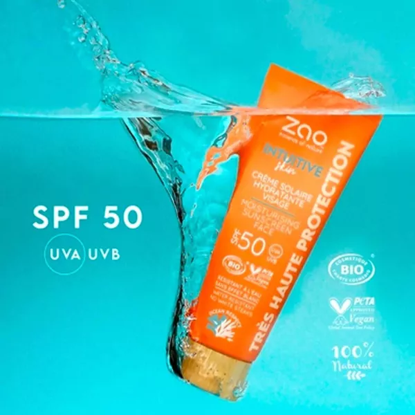 Crème Solaire hydratante visage - SPF 50