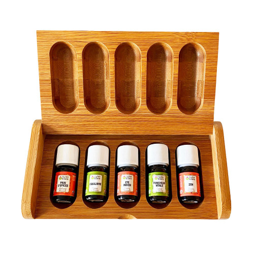 Geschenkbox mit 5 Mischungen ätherischer Öle für Diffusoren