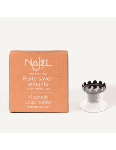 Porte-Savon Aimanté avec Ventouse Hygiénique Savon Shampoing Solide