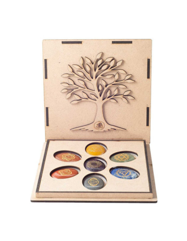 7 Chakras Tree of Life Set - Energy Balance and Harmony