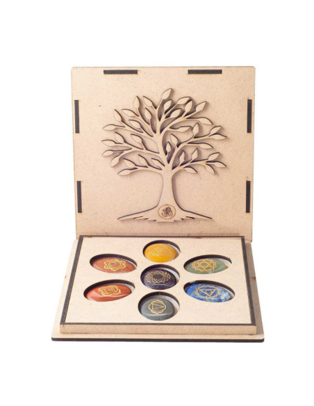 7 Chakras Tree of Life Set - Energy Balance and Harmony