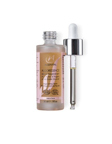 Serum Alterung Gesicht Pflege Algoressence Eco Zertifiziert Bio Frankreich Natural