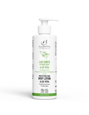Lait Corps Certifié Bio Hydratant Aloe Vera France Algovital Ventoux