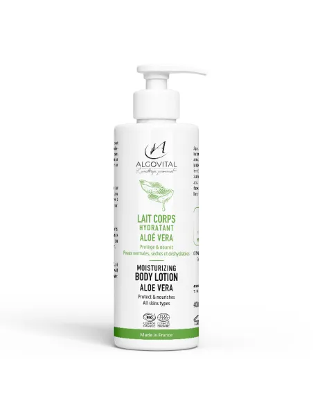 Körpermilch Certified Bio Feuchtigkeitsspendende Aloe Vera Frankreich Algovital Ventoux