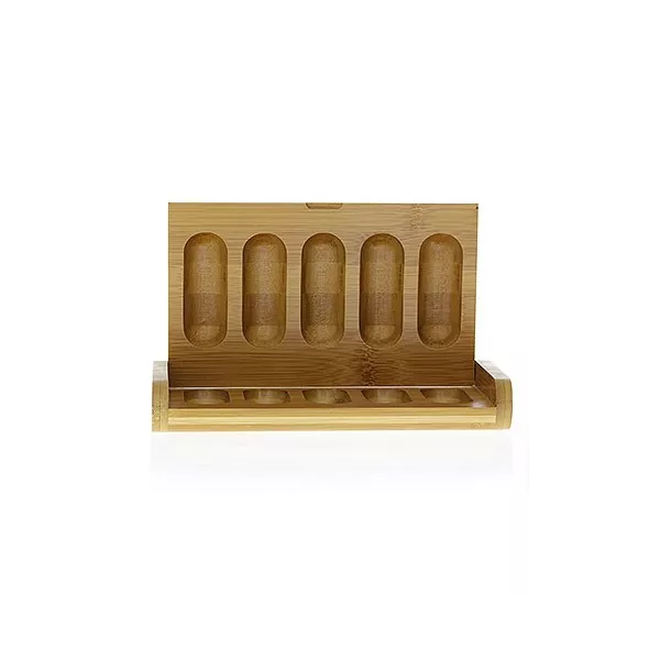 Bambus - Holz Schachtel 5 Flakons