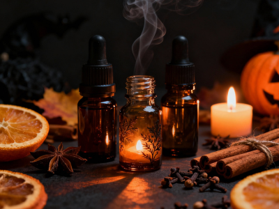 Huiles essentielles et Halloween : un voyage spirituel au cœur des senteurs mystiques